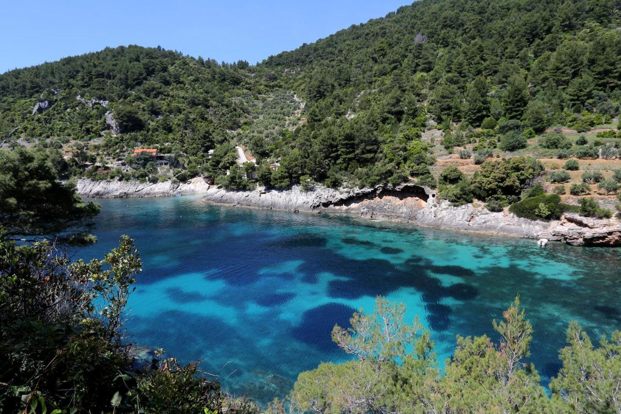Secluded Fisherman'S Cottage Cove Bacva, Korcula - 9475 Pupnat Buitenkant foto