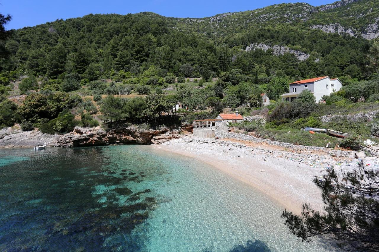 Secluded Fisherman'S Cottage Cove Bacva, Korcula - 9475 Pupnat Buitenkant foto