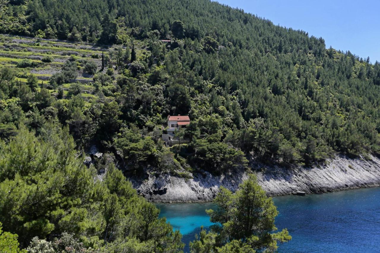 Secluded Fisherman'S Cottage Cove Bacva, Korcula - 9475 Pupnat Buitenkant foto
