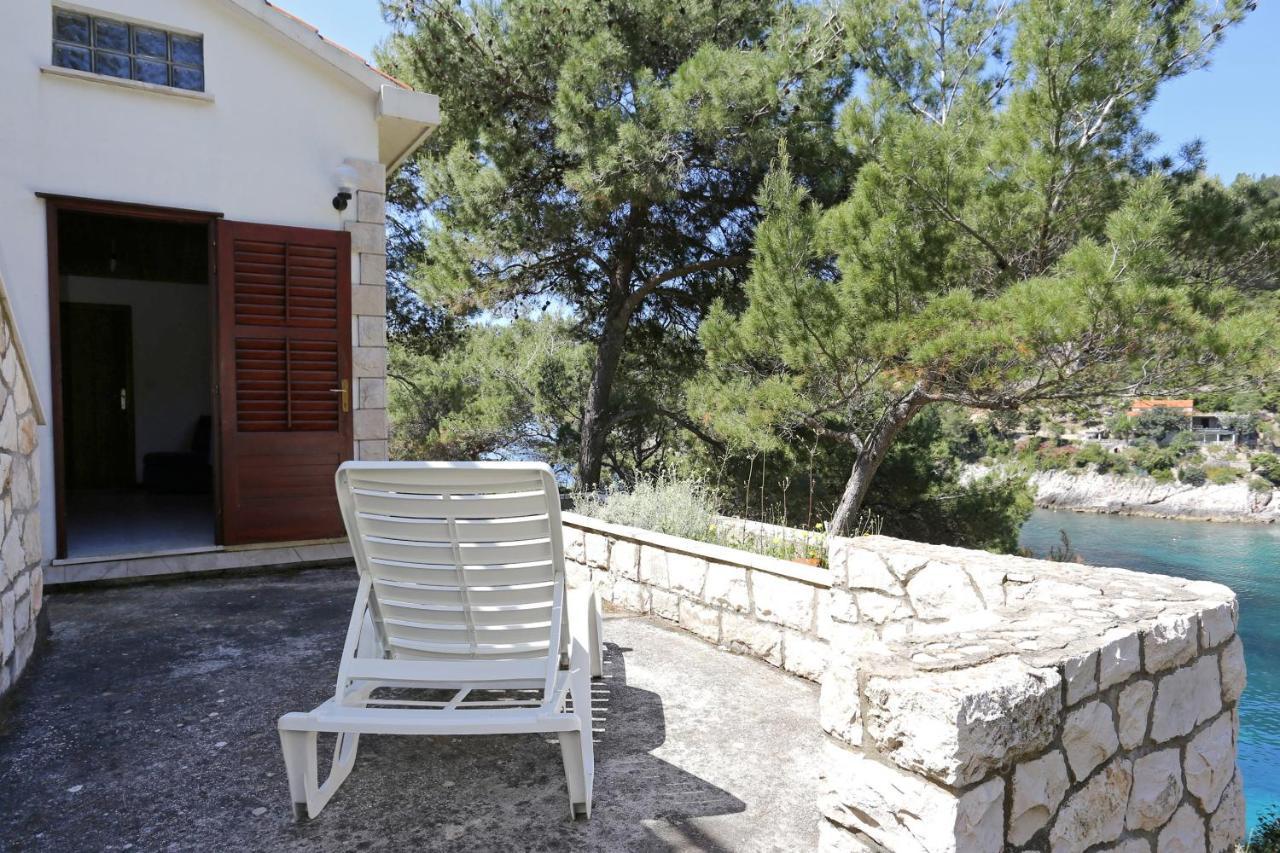 Secluded Fisherman'S Cottage Cove Bacva, Korcula - 9475 Pupnat Buitenkant foto