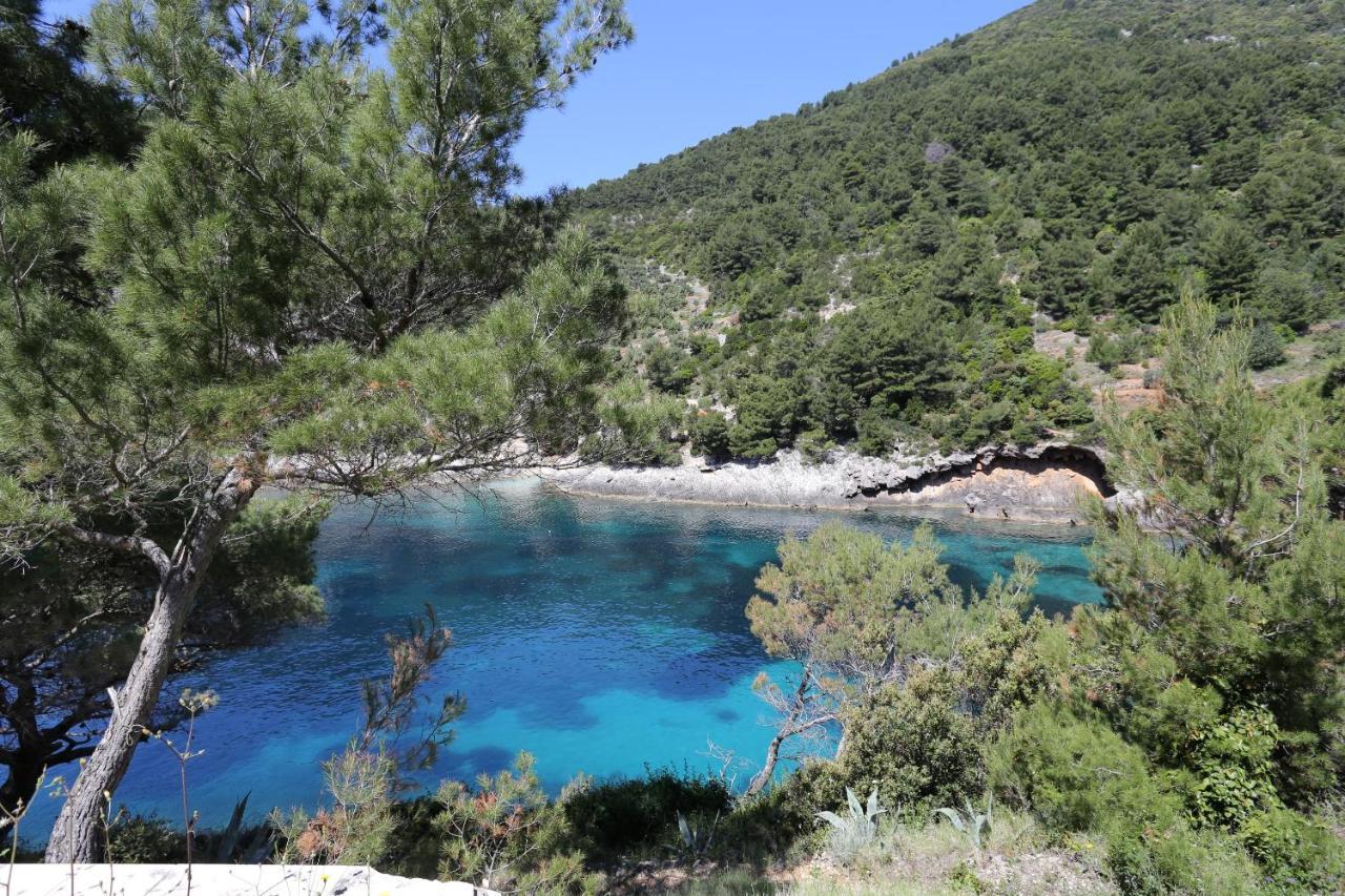 Secluded Fisherman'S Cottage Cove Bacva, Korcula - 9475 Pupnat Buitenkant foto